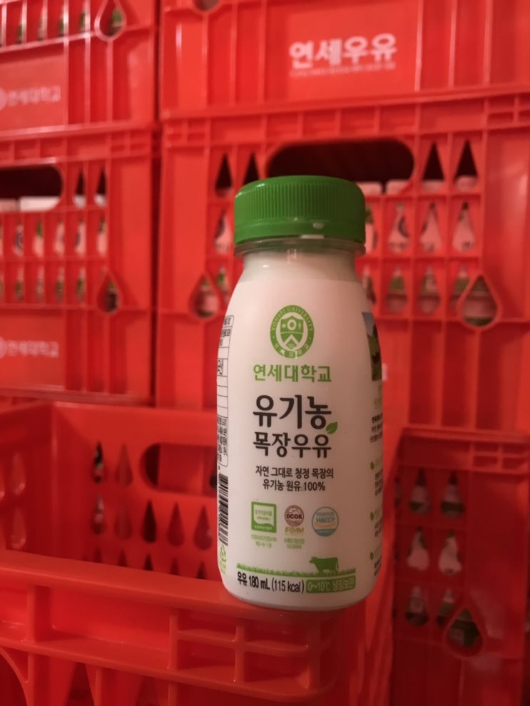  유치원 유기농 우유 급식 문의 연세우유 강남대리점