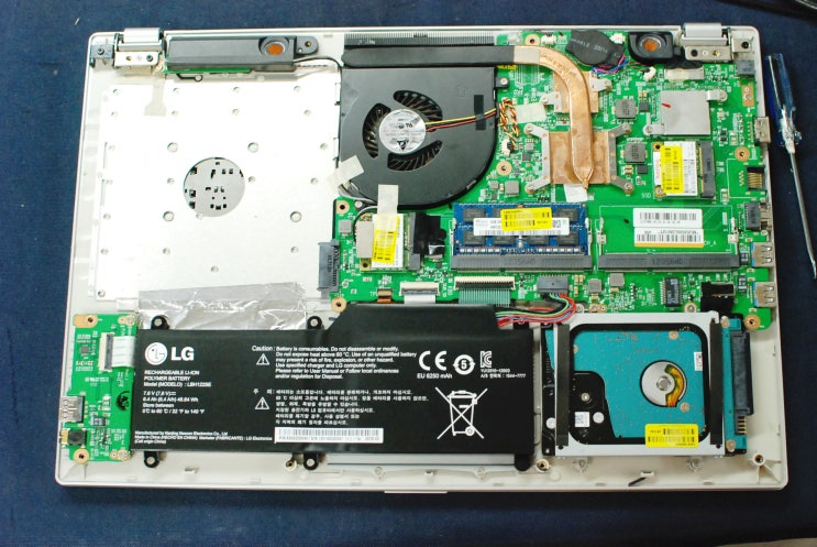 엘지전자 LGU56 노트북수리 (전원이 안켜지는 증상)