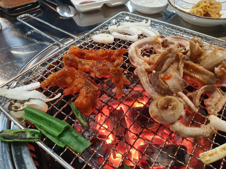  영통 망포동 꼼장어집 숯불닭발 맛있는 곳!!