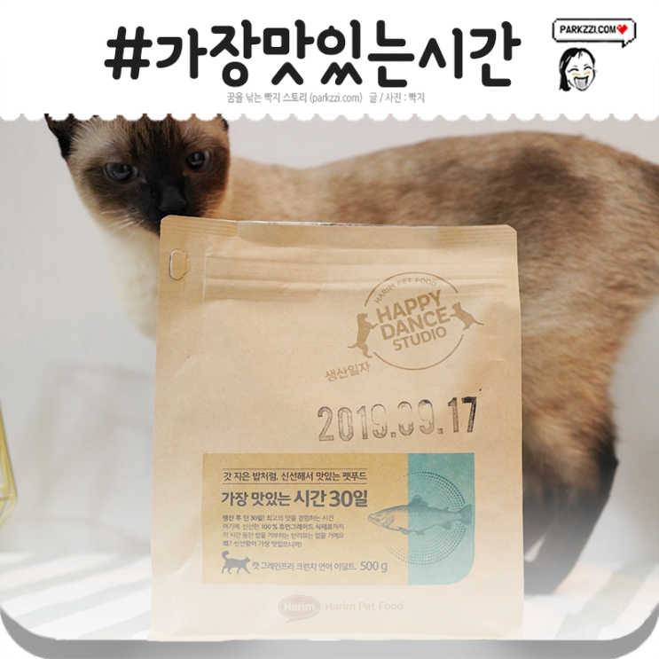  고양이사료 샴고양이 나나가 좋아하는 가장맛있는시간30일 :)