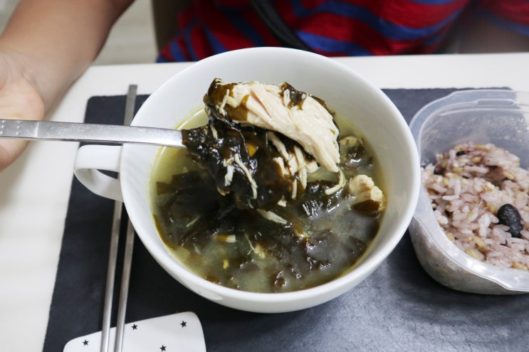  참프레 닭고기 미역국, 아이가 넘 좋아하는 국물요리, 국반찬