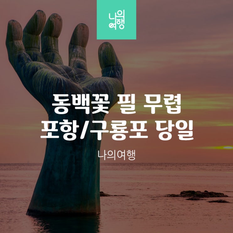  KBS 동백꽃 필 무렵 촬영지 포항 구룡포 당일투어