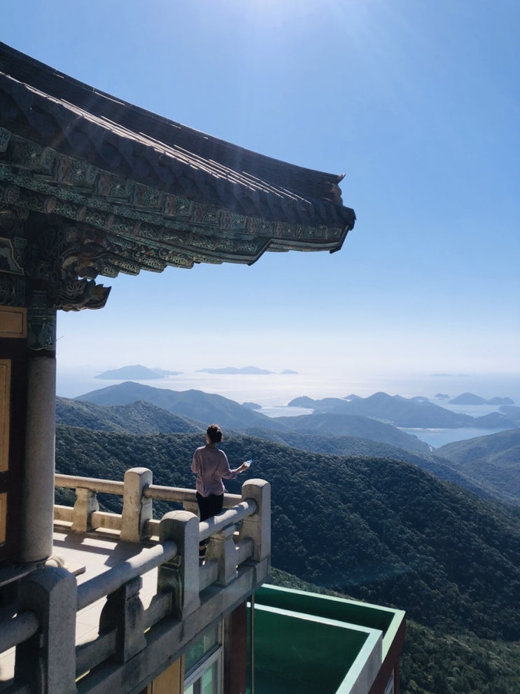  남해여행코스추천 금산산장 보리암 복곡2주차장