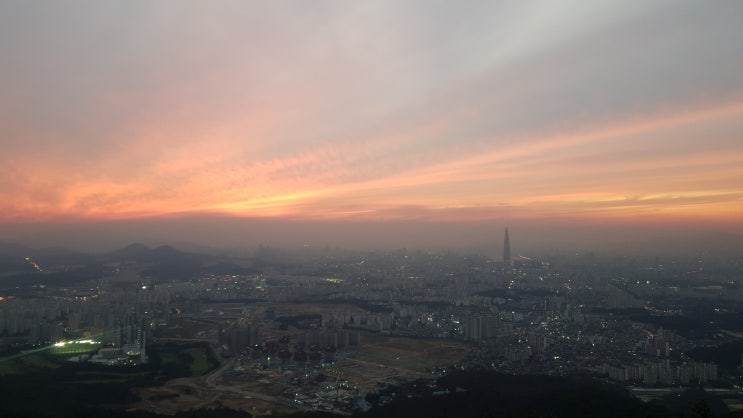  서울야경명소 남한산성 서문전망대
