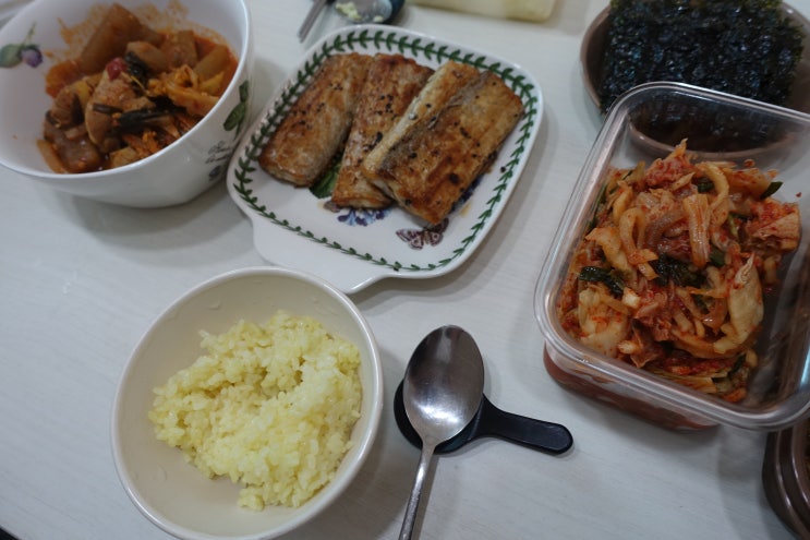  먹갈치 형제수산에서 주문후 갈치구이 와 갈치조림해먹기