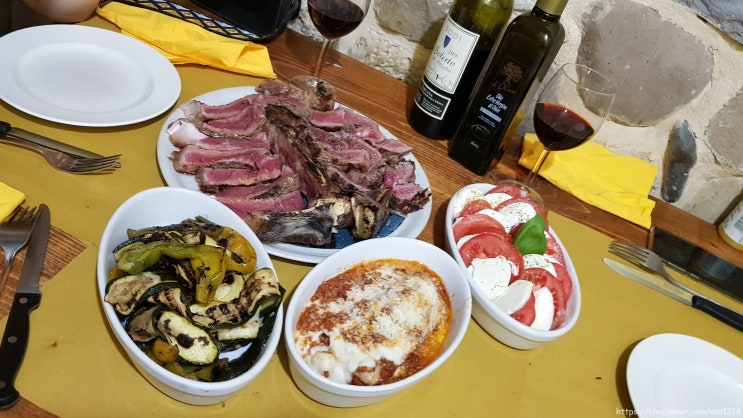  # 피렌체 맛집: 라페툰타(La Fettunta) / 티본스테이크 / 생모짜렐라