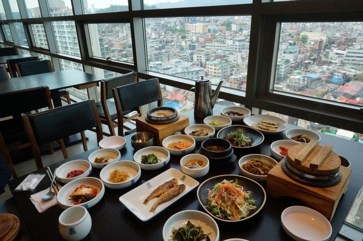  한상 | 성북구 한정식 (13층 view맛집, 푸짐한 한상, 런닝맨 한정식)