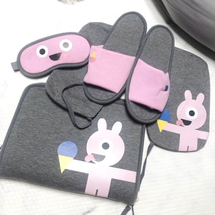  배스킨라빈스 10월 해피오더 베라 트래블키트 받았지용