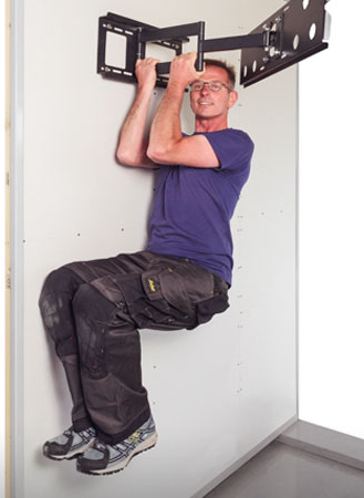  사람이 매달려도 끄떡없는 석고보드 전용 앵커 : GeeFix Cavity Wall Fixing