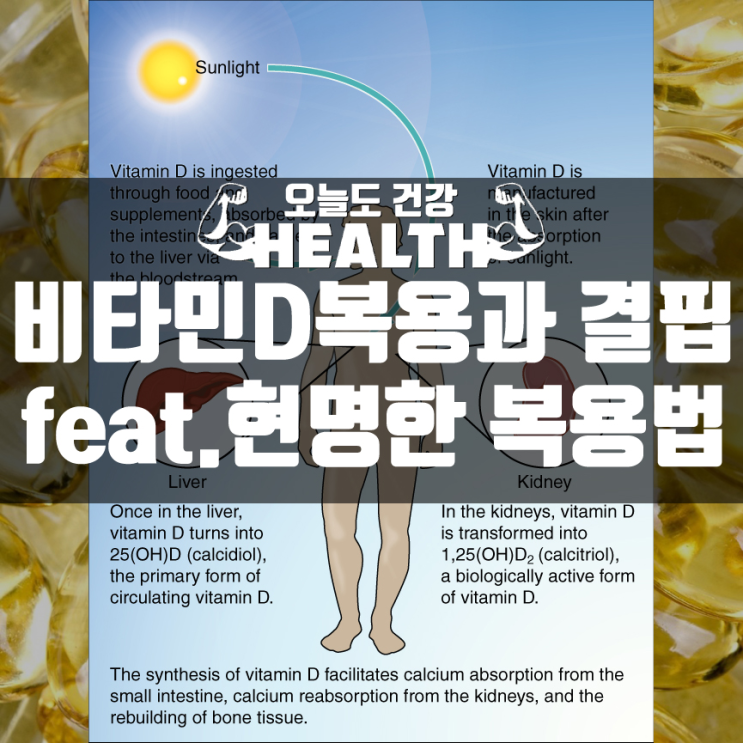  비타민D 결핍과 효능,부작용은?(비타민D검사 후기,비용)