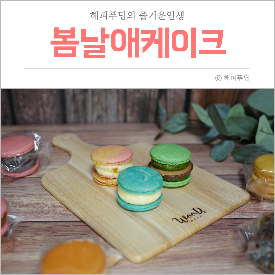  의정부 마카롱 맛집 봄날애케이크 선물받았어요!