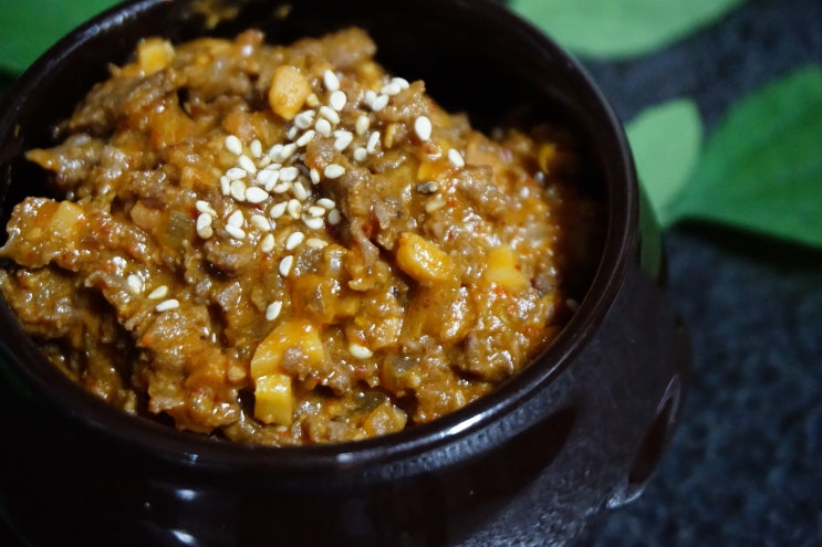 구수하고 맛있는 소고기볶음된장