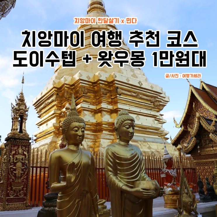  치앙마이여행 가볼만한곳 야간 도이수텝 & 왓우몽, 몬쨈
