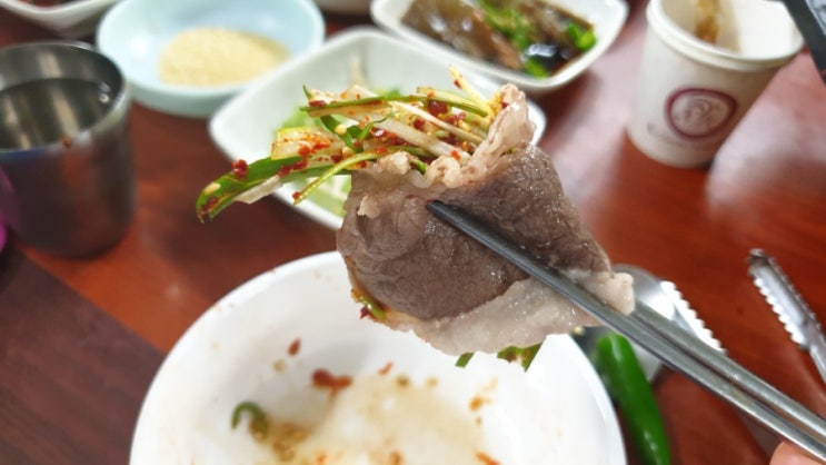  한우차돌이맛있는경동분식