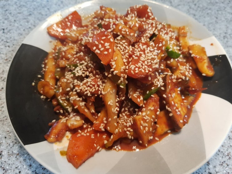 간단한 한치볶음 레시피~