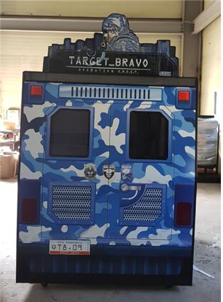  [낭만건달게임기설명]타겟 브라보 오퍼레이션 고스트/Target Bravo Operation Ghost/도심의 각 장소에서 테러리스트와 싸우는 건 슈팅 게임~~~~~