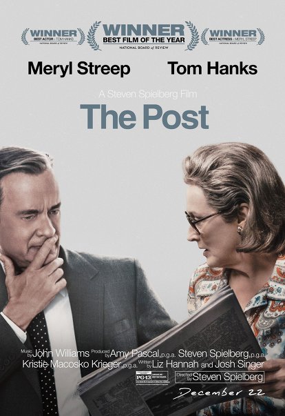  스티븐 스필버그  <더 포스트 The post>  워싱턴 포스트 실화