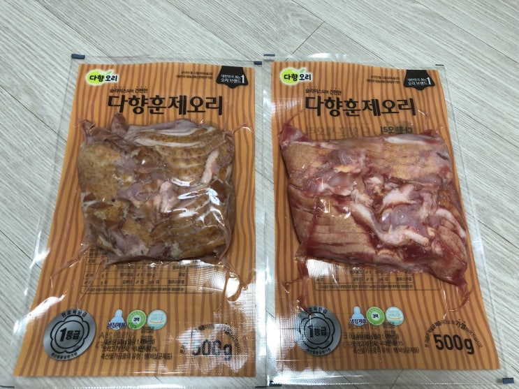  다향 오리훈제 핏물 훈제고기에 핏물이?