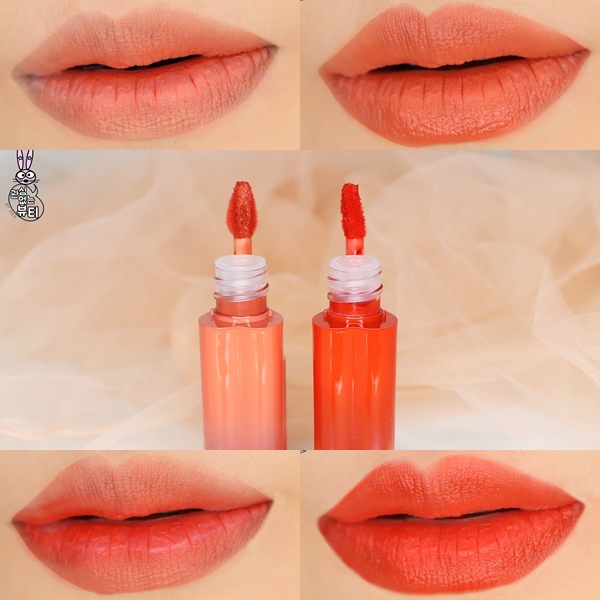  LIP 블랙루즈 컬러락 하트틴트 수줍은당근치즈 너랑나랑자몽 발색