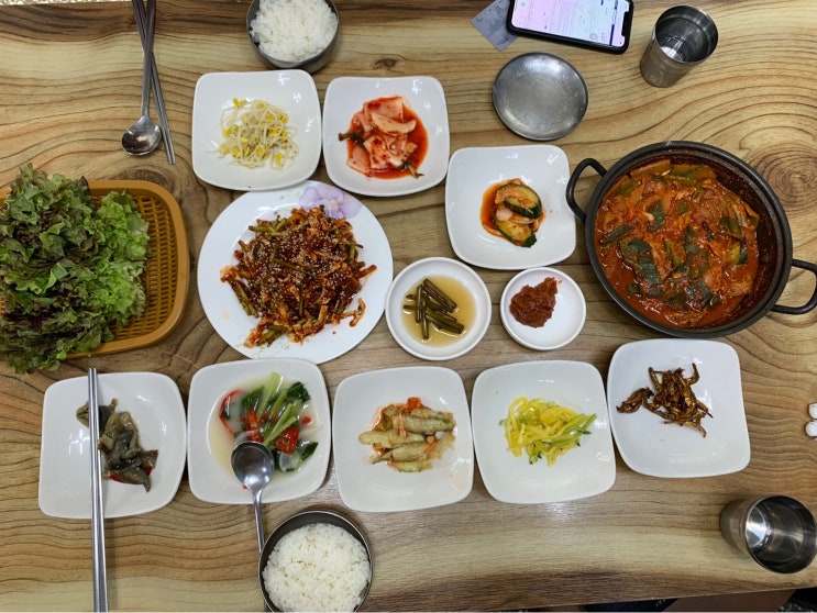  [ 남해 / 상주 맛집 ] 대희네 식당 멸치쌈밥 _ 가격착한 한정식
