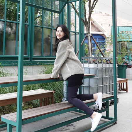  커플 후리스 하기 좋은 네파 간절기 아우터 잘 입는 중~