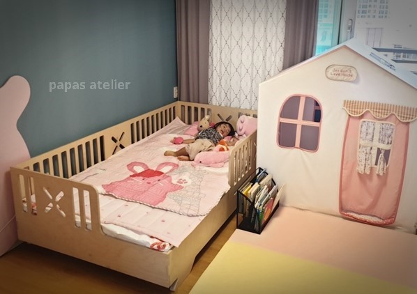  아이침대를 놓을 공간이 좁고, 작아서 고민이라면 맞춤침대가 정답일 수 있습니다