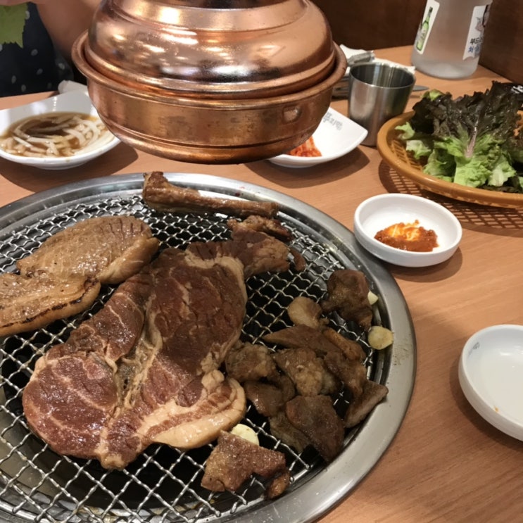  / 송파 석촌 숯불갈비 무한리필 :: 돼지껍데기도 같이 리필 가능,,,, 《푸지막 석촌점》