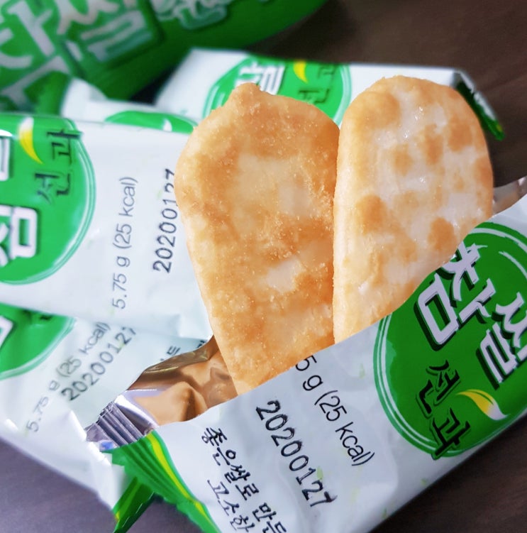  참쌀선과 크라운 쌀과자는 내최애
