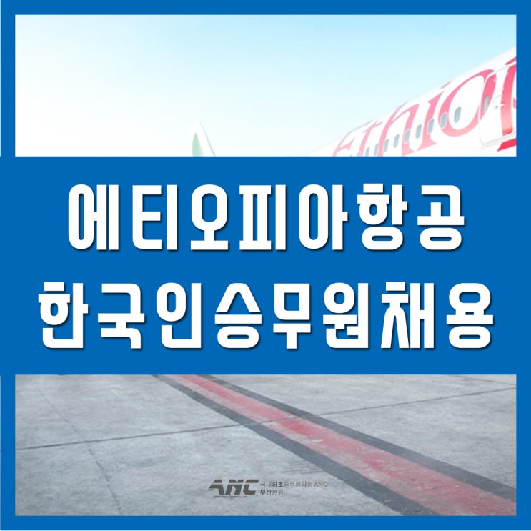  에티오피아항공 정보 한국인승무원 채용
