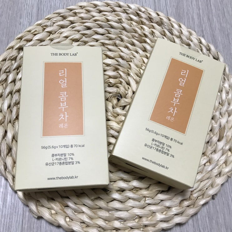  디톡스워터 더바디랩 콤부차 효능 알고먹자!