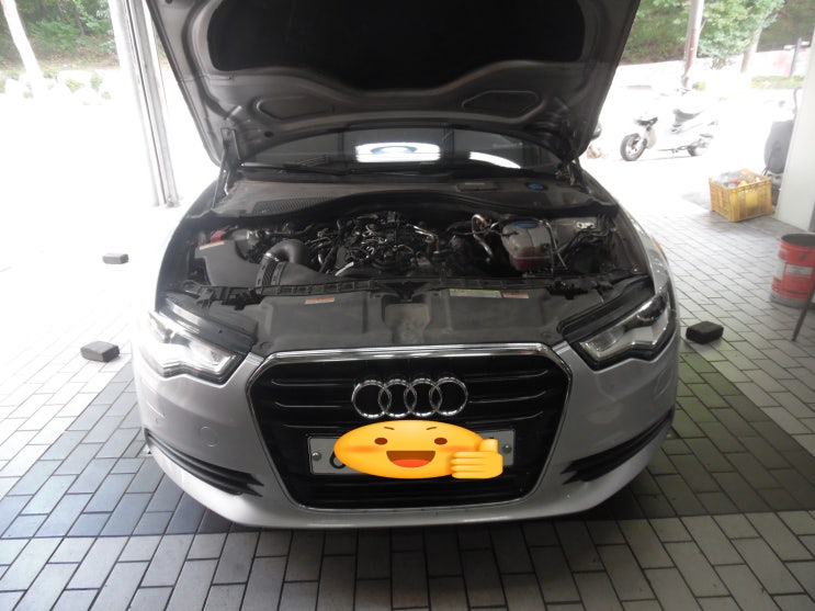  아우디정비 발전기 문제점발생   수리 확인