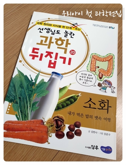  성우출판사 과학뒤집기 심화 20권 소화(내가 먹은 밥의 뱃속 여행)