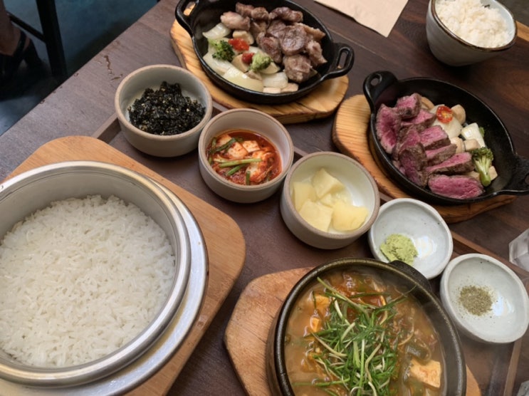  서울 종로 인사동 맛집 도마식당 마약된장찌개 도마고깃상 숯불구이맛있는집