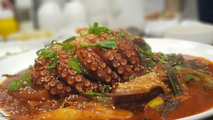 오창점심맛집 어화코다리냉면에 시래기명태문어 조림에 놀랬네요!