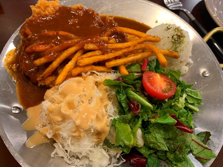 인천 간석동 홈플러스 식당가 맛집, 부엉이 돈까스(돈가스) 메뉴 및 가격, 무한리필