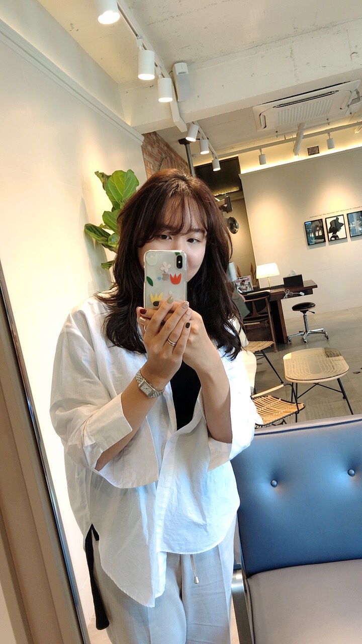  hairstyle after wedding, 가을 맞이 매직 + 펌, 선릉 미용실, 준오헤어 선릉 1호점, 반소이 쌤, 인테리어 예쁜 미용실