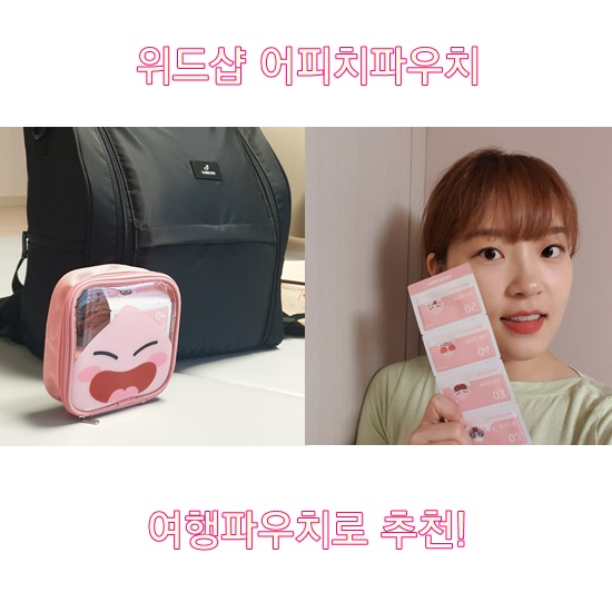  어피치파우치 여행파우치로 최고(feat.위드샵)