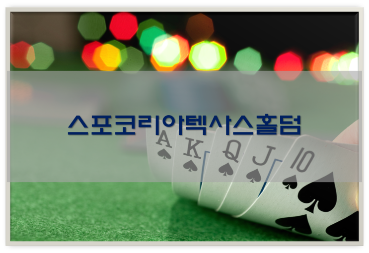  스포코리아텍사스홀덤 / 라스베이거스(1편)