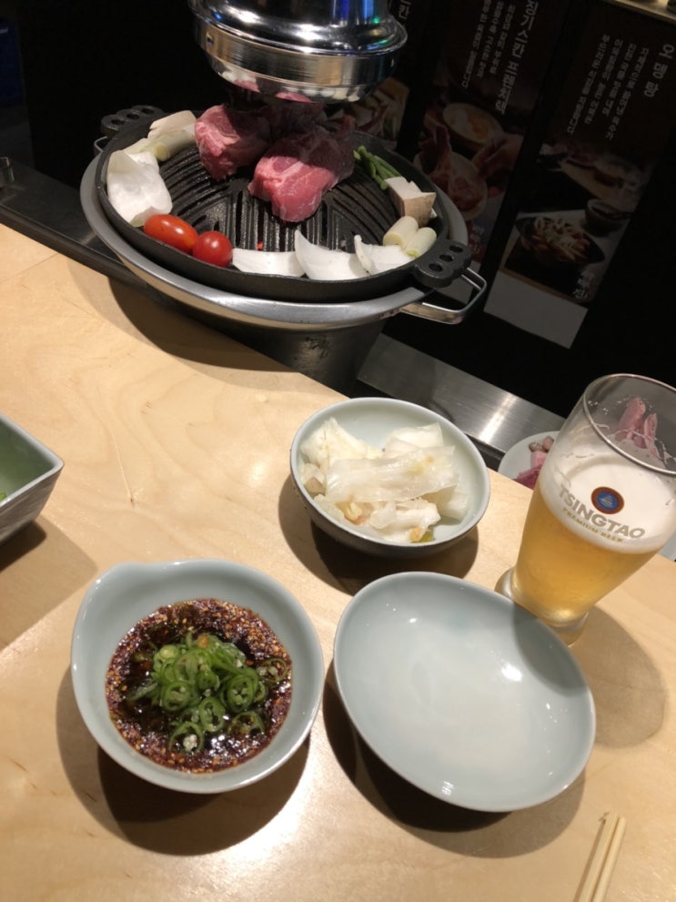  라무진 가락점에서 남자친구와 저녁식사