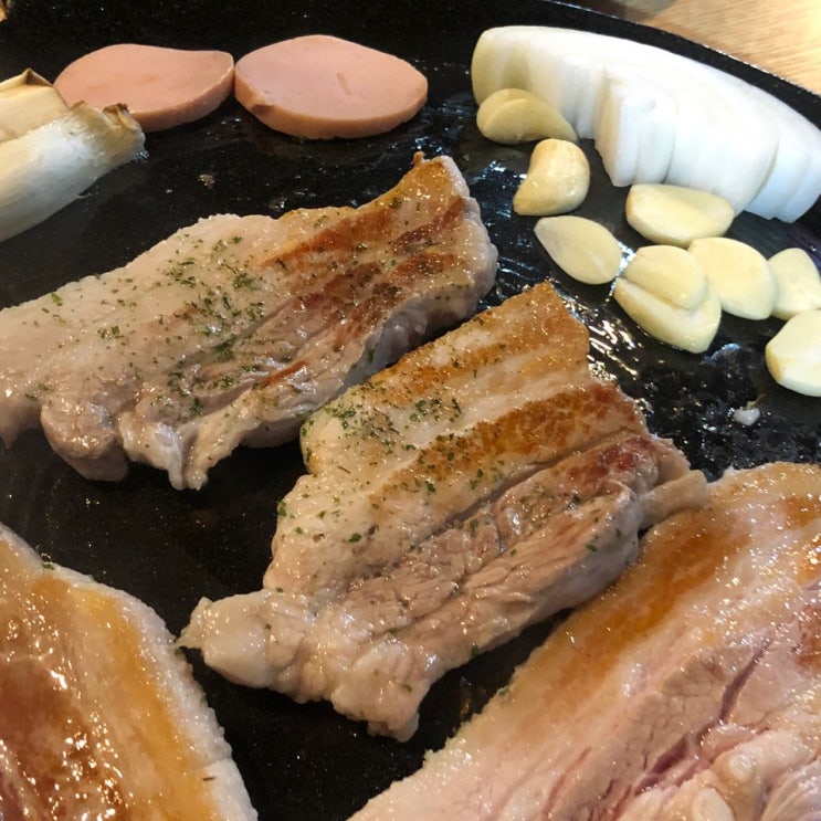  쌍촌동맛집 / 저렴하고 맛있는 8천솥뚜껑6천냉면 삼겹살