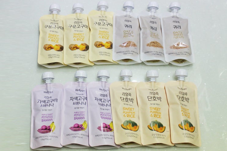 짜먹는 간식 웰리고 리얼죽 너무 편해