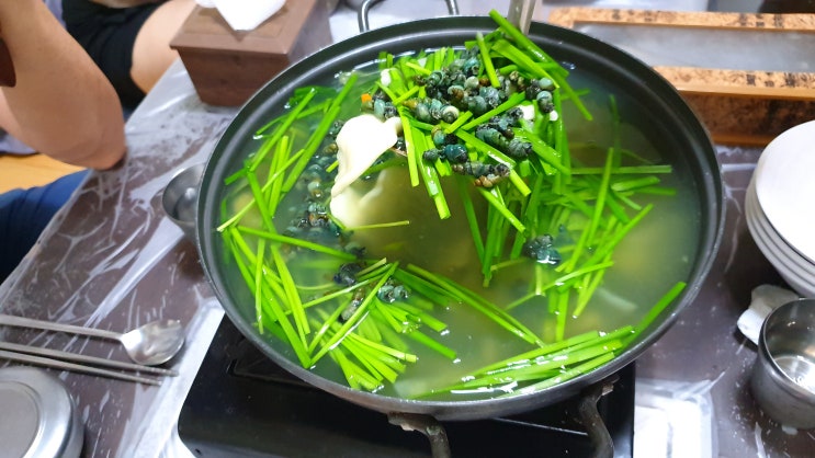  임실 강진 맛집 운암회관 다슬기탕 수제비