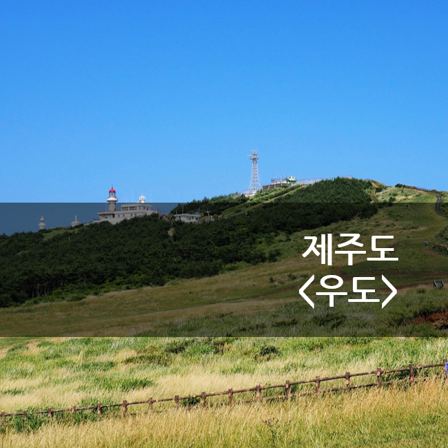  제주 우도여행 - 우도봉, 쇠머리오름, 바람의언덕, 우도등대공원