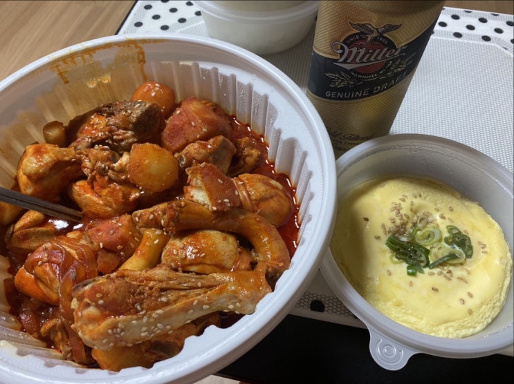  역곡소사찜닭 두뽂스 배달음식 고퀄리티 닭도리탕