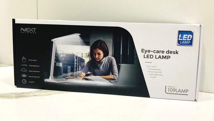 책상에 놓기 이쁜 책상전등추천 스탠드전등추천 NEXT 109 LAMP Eye-care desk LED LAMP 7단계 밝기조절 LED스탠드 터치식 스위치