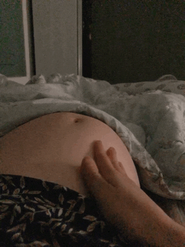  임신 30-34주:: 경부길이 / 분비물 증가와 배통증시작 / 만삭촬영과 미친태동