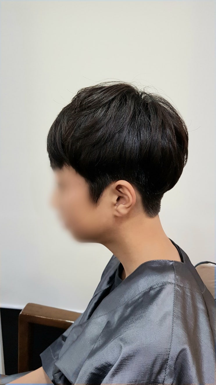  뜨는머리 옆짱구로 커보이는 학생머리 작은머리 만들기