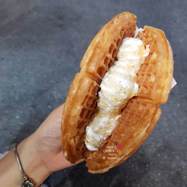  건대 띵똥 와플 간식 디저트