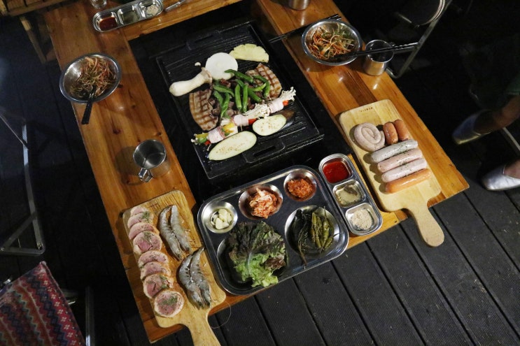  캠프x그릴 묵동 맛집, 서울시내에서 캠핑 바베큐