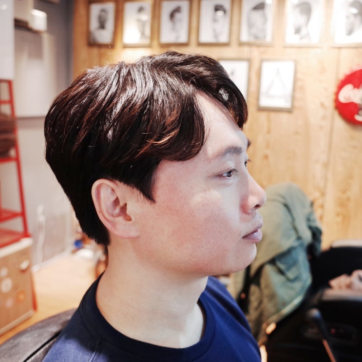  공덕남자머리 : 커트와 스타일링만으로 달라진 이미지! 레드폴 바버샵 마포 공덕점